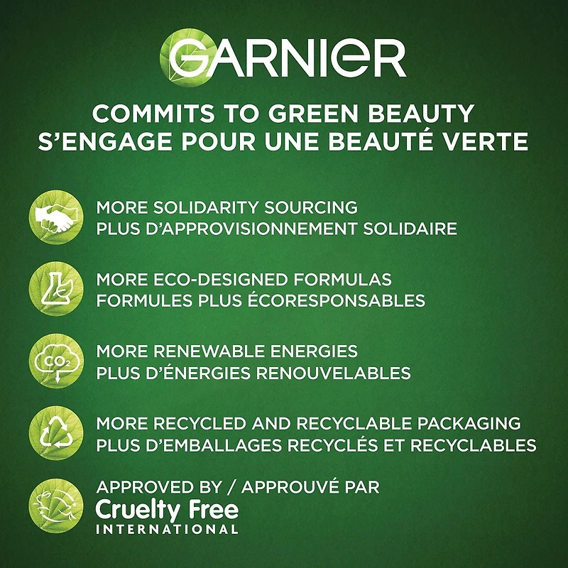 Garnier Sérum Masque en Tissu avec Niacinamide + Kale, soin équilibrant de la peau pour peau grasse, 1 masque en tissu (14 mL)