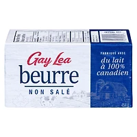 Gay Lea Beurre non salé 454 g, 1 livre