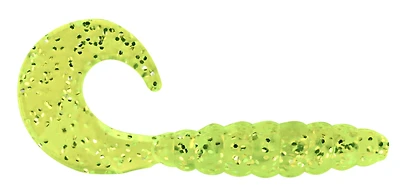 South Bend sb-ct2-16-x Curly Tail 2" Chartreuse Flocons d'argent SOUTH BEND F-SB-CT2-16-X