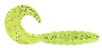 South Bend sb-ct2-16-x Curly Tail 2" Chartreuse Flocons d'argent SOUTH BEND F-SB-CT2-16-X
