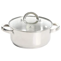 Oster Sangerfield 3 Qt Stainless Steel Steamer Set with Lid and Steamer Insert