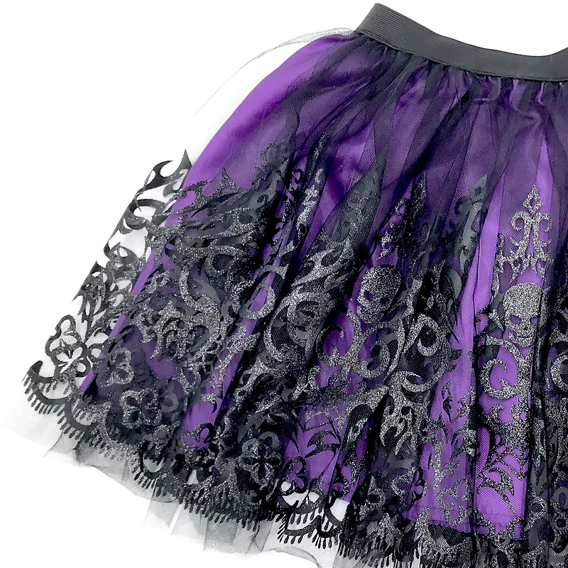 Tutu gothique violet - adulte Accessoires d'Halloween