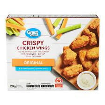 Great Value Crispy Chicken Wings, 850 g