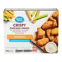 Great Value Crispy Chicken Wings, 850 g