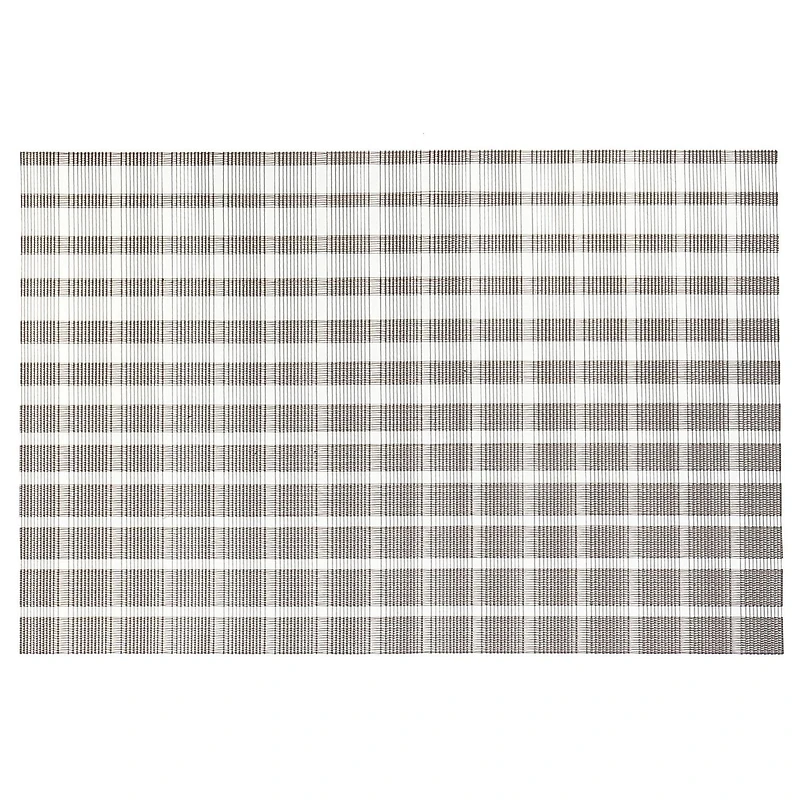 4Pc Tissé En Pvc Placemat Basketweave Sable 12 X 18 - Ensemble De 3
