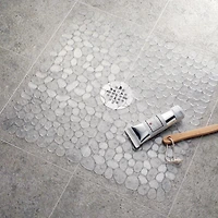 Tapis de baignoire en PVC de taille Pebble Stall