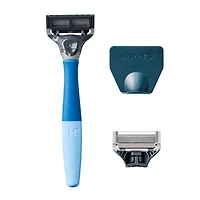 Harry's Men's Razor: 1 Glacier Razor Handle + 2 Razor Blade Cartridges, 1 handle + 2 Cartridges
