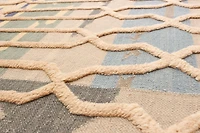 ECARPETGALLERY 5'2" x 7'10" Carved Cambridge Hand Made Area Rug for Living Room, Dining Room and Bedroom in Brown