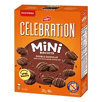 CELEBRATION DOUBLE CHOCOLATE MIN.COOKIES, 200g each box