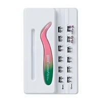 Kiss Lash - Wicked - Impress - Tap to Bubble - 12 Cluster - No Glue Need - Kit