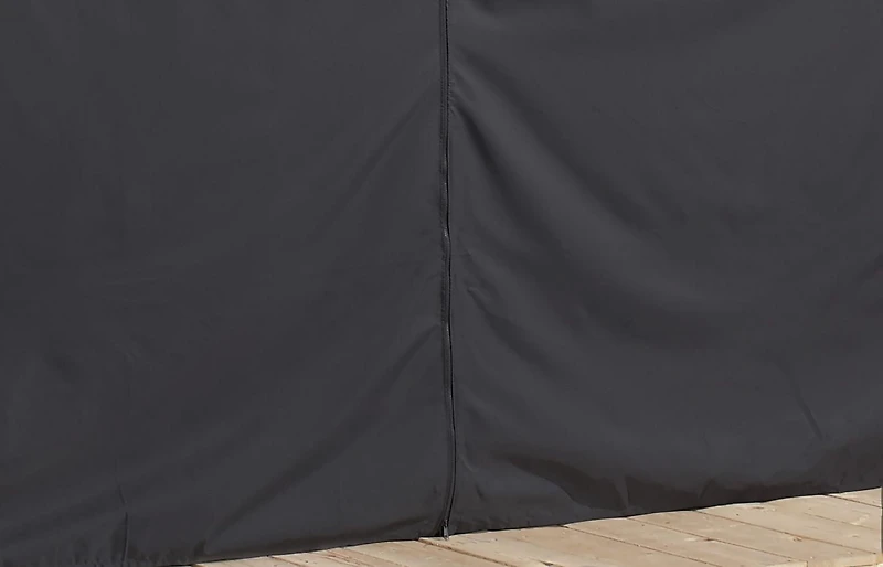 Sojag Black Curtains for Monaco/Messina/Mykonos/Moreno Gazebo, 10 ft. x 12 ft., Poly