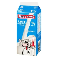Reid's Dairy 1% M.F. Partly Skimmed Milk