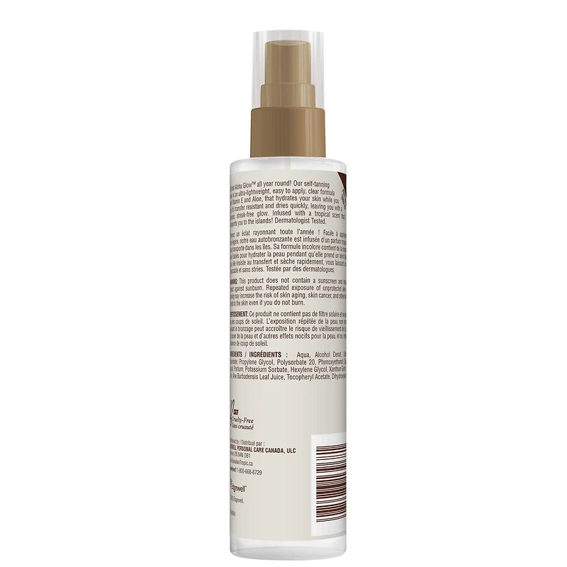 Eau autobronzante Aloha GlowMC de Hawaiian TropicMD 190 mL