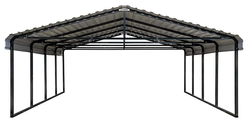 Arrow Carport 20 x 20 - Eggshell