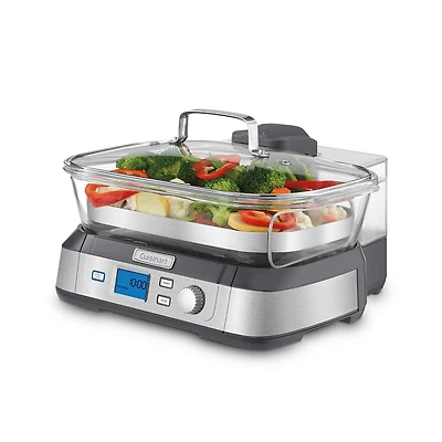 Robot de cuisson vapeur numérique Cuisinart CookFresh® à bol en verre