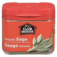Club House, sauge moulue, boîte en plastique, 18 g Club House SAUGE MOULUE 18 G