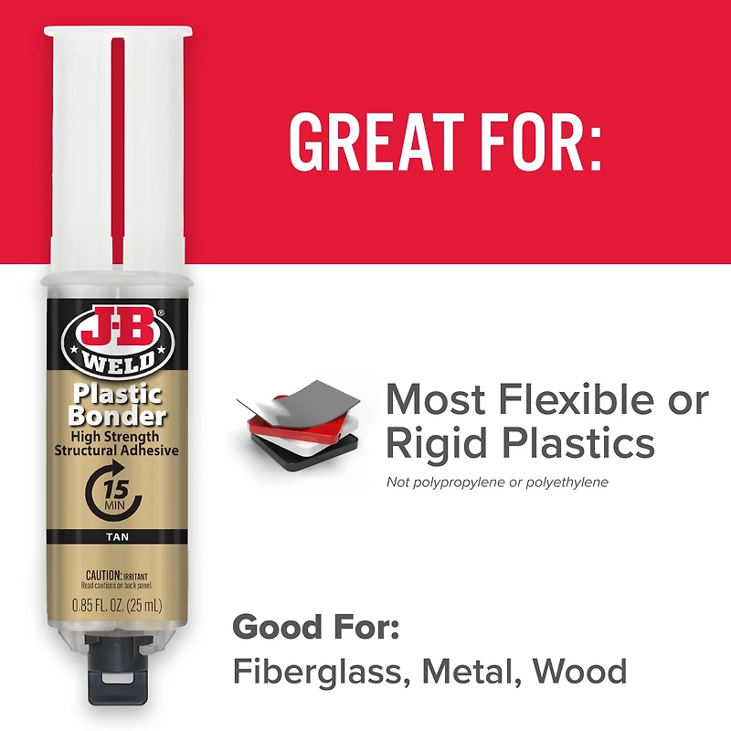 J-B Weld PlasticBonder™ Syringe