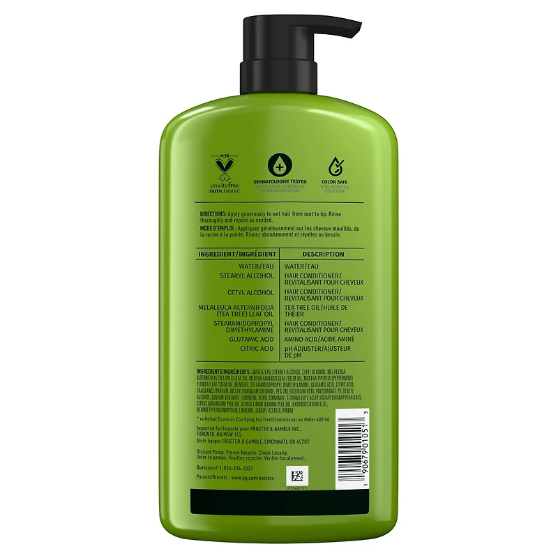 HERBAL ESSENCES - REVITALISANT PURIFIANT AU THEIER 1L