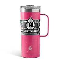 TAL Stainless Steel Mountaineer 20oz, Pink, water bottle