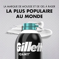 Mousse à raser pour hommes Gillette Foamy Peau sensible, 507g (14,9oz) 422G