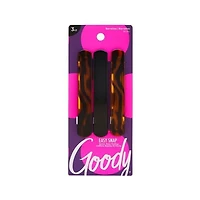 Goody Classics Autoclips - Pinces à cheveux noires et brunes - 3Ct Goody Autoclips