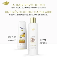Revitalisant pour cheveux ternes et secs, Dove Mangue et Douceur avec technologie Soin Bio-Protéine Liquide, 355mL 355 ML