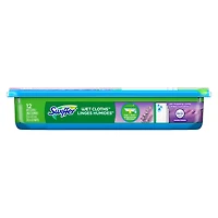 Recharge de coussins humides Swiffer Balayer + laver, nettoyant pour planchers, linges nettoyants, parfum Lavande 12 Unité