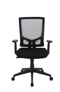 Lila Office Desk and Chair Set, Black