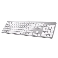 Clavier de bureau à commutateur ciseaux multi-OS (blanc)