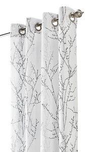 Lunette rideau d'intérieur à oeillets filtrant la lumière