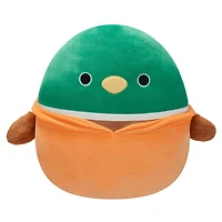 Squishmallows 16" - Avery le canard colvert en costume de citrouille