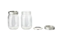 Mainstays Pots En Verre Clair, 500ml, 36 Pièces Pot en verre