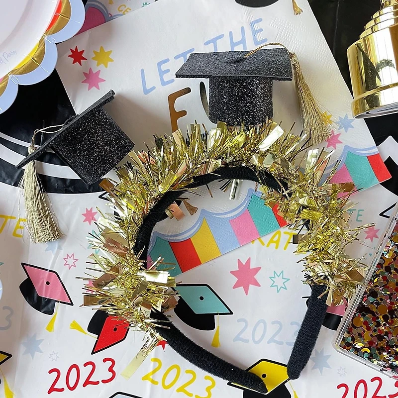 Packed Party "Let the Fun Begin" Graduation Head Bopper