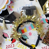 Packed Party "Let the Fun Begin" Graduation Head Bopper