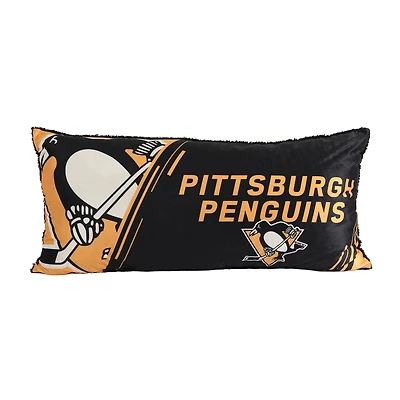 Oreiller de corps des penguins de pittsburgh de la LNH