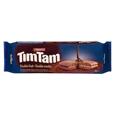 Biscuits au chocolat Tim Tam Double couche d’Arnott’s 200 g Des biscuits irrésistibles prêts à manger 200 g