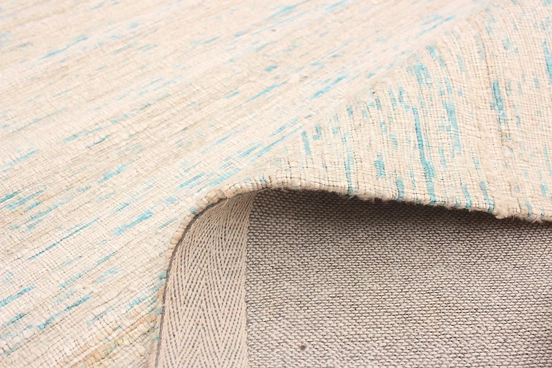 ECARPETGALLERY Tapis Fait à la Main pour Salon, Salle à Manger et Chambre à Coucher Transitionnel Collection Collage 5'1" x 8'0" en Ivoire