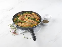 Goodcook Classic Saute Pan, 10 Inch, Nonstick cookware, Medium, Black, Dishwasher safe, Bakelite Flame Guard Ergonomic handle