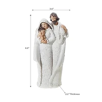 Polyresin Holy Family 8" - Set of 2