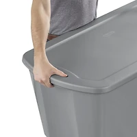 Sterilite Tote de Rangement 189L  Titanium 189L