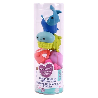 Jouets de bain èclabousser et gicler Le CHOIX des Parents 10 pièces