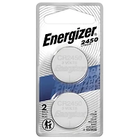 Pile miniature au lithium Energizer 2450, emballage de 2
