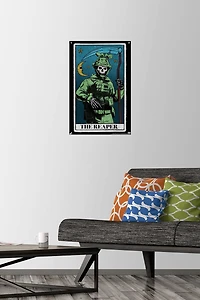 Call of Duty: Modern Warfare 2 - Ghost Tarot Card Wall Poster, 22.375" x 34"