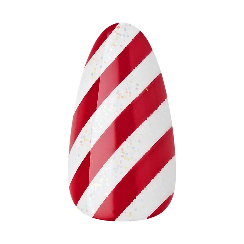 KISS Voguish Fantasy Holiday Press-on Nails - Medium Length, Coffin Shaped