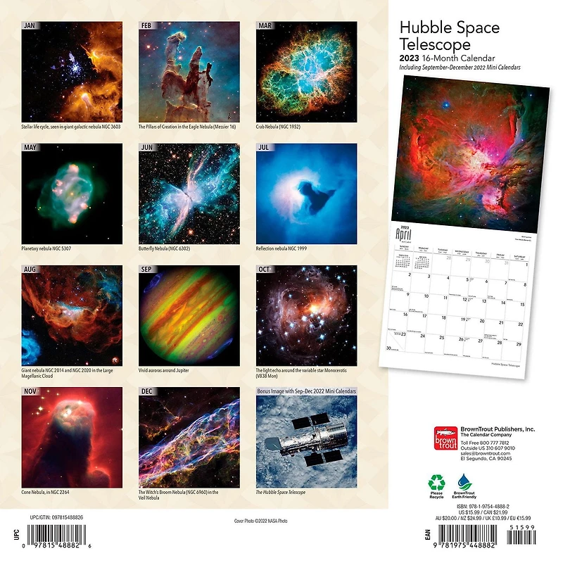 Hubble Space Telescope 2023 Square
