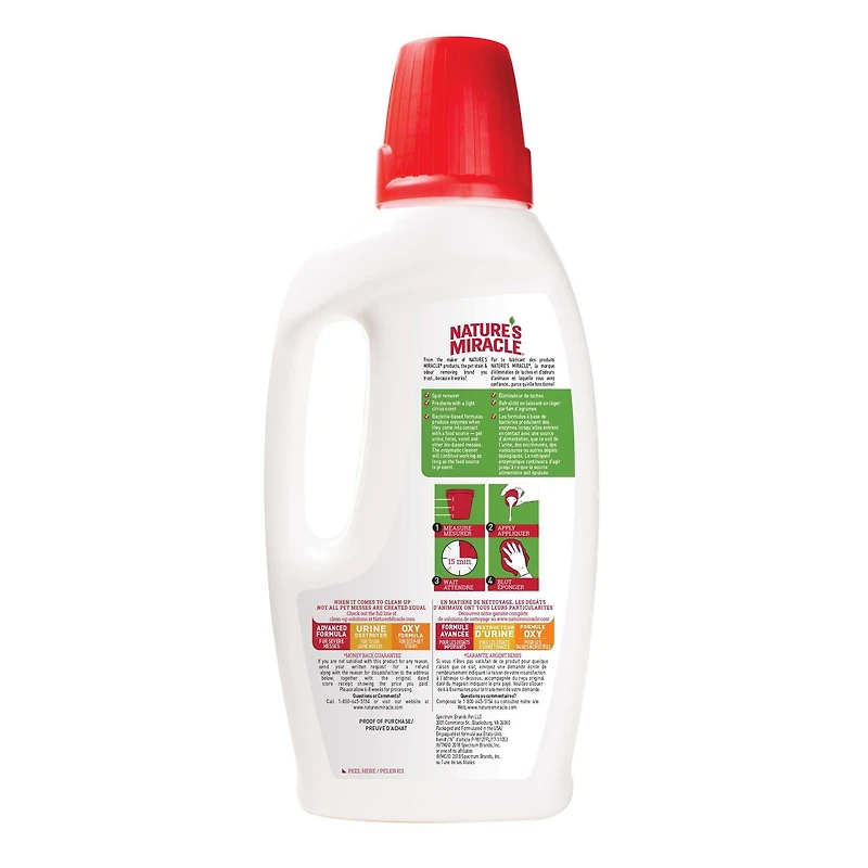 Nature's Miracle Stain & Odour Remover for Dogs, 946ml
