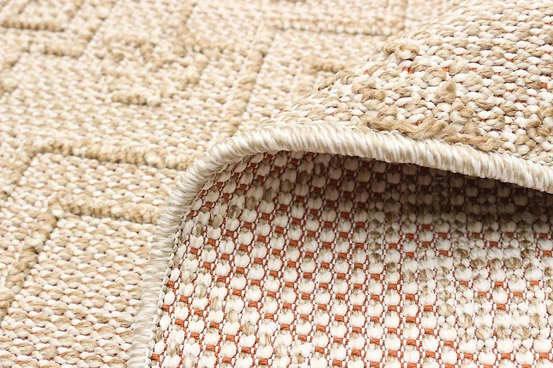 Tapis ECARPET Style Jute pour Chambre à Coucher, Salon, Salle à Manger Collection Umbra