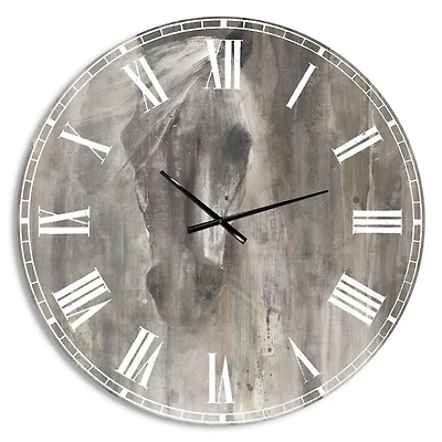 Designart Cheval de ferme horloge murale