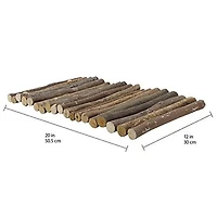 Living World Tree House Real Wood Logs - Large