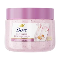 Dove Gommage corporel pour une peau visiblement soyeuse et nourrie, Sel de l'Himalaya et Huile de Rose avec ¼ de crème hydratante 425g
